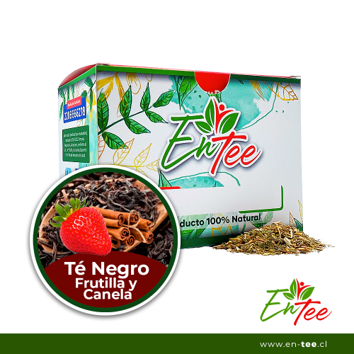 Infusión - Té Negro, Frutilla y Canela