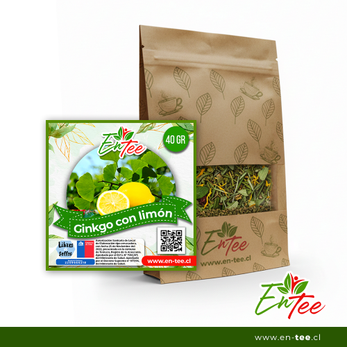 Infusión Granel - Ginkgo + Limón (40 Gr.)