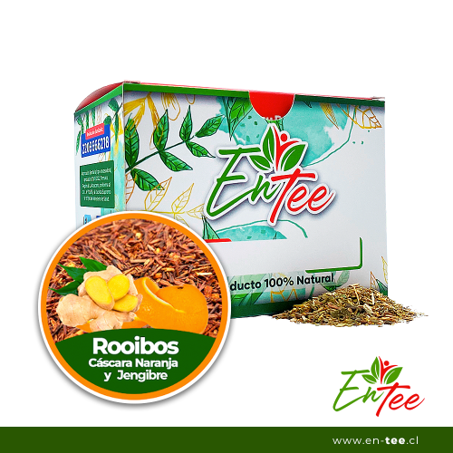 Infusión - Rooibos + Cáscara Naranja y Jengibre